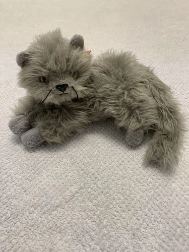 Vintage Beanie Baby TY Gray Cat Beani 2001