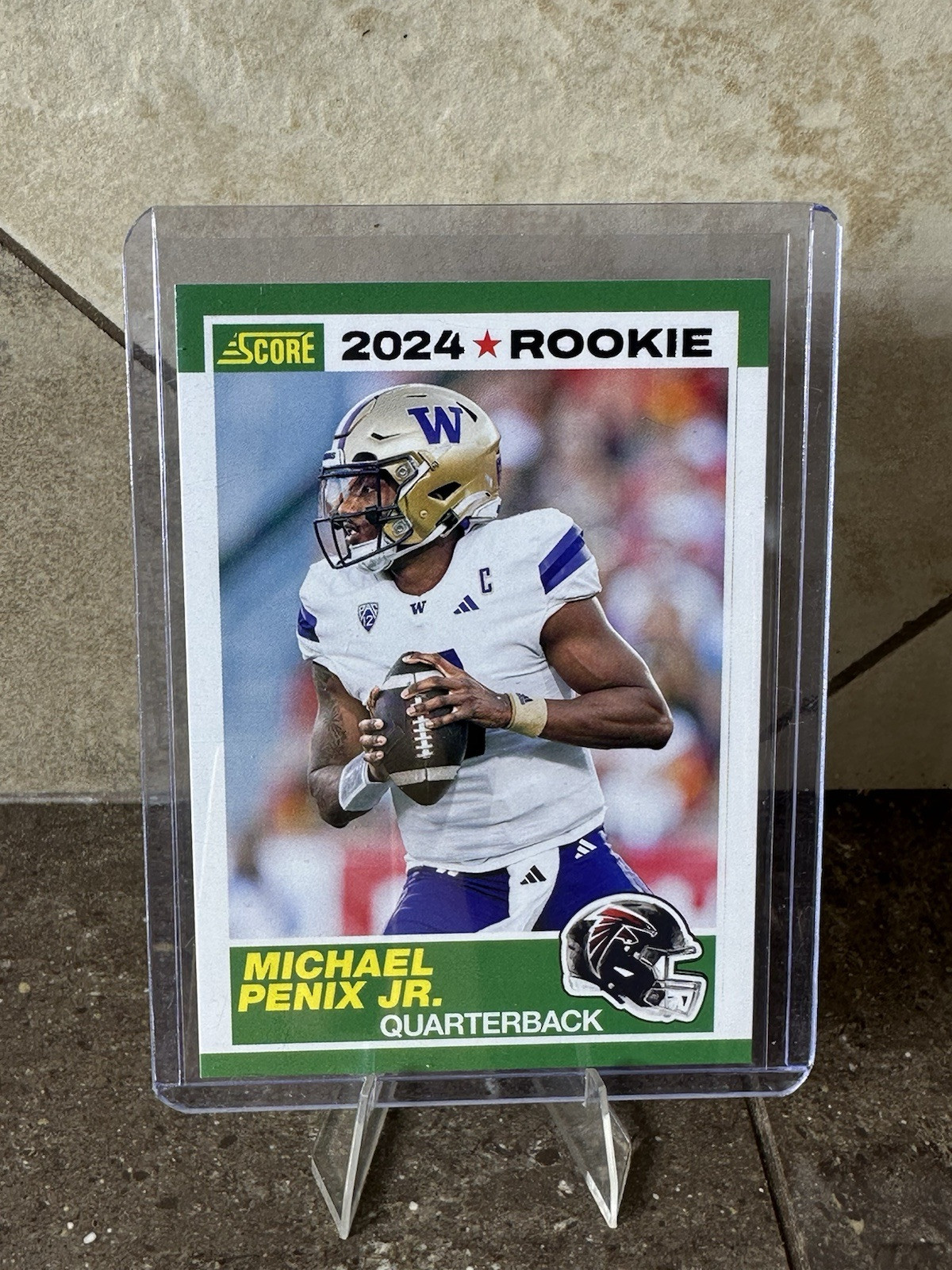 2024 Score - 35th Anniversary Rookie Red #7 Michael Penix Jr. (RC)