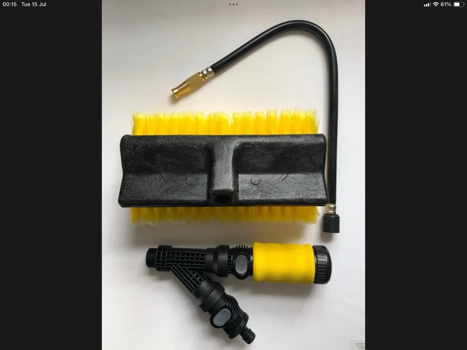 4 Mtr Window & Gutter Cleaning Brush With Gutter Jet Attachment & Soap Dispener  - Image 2 of 4