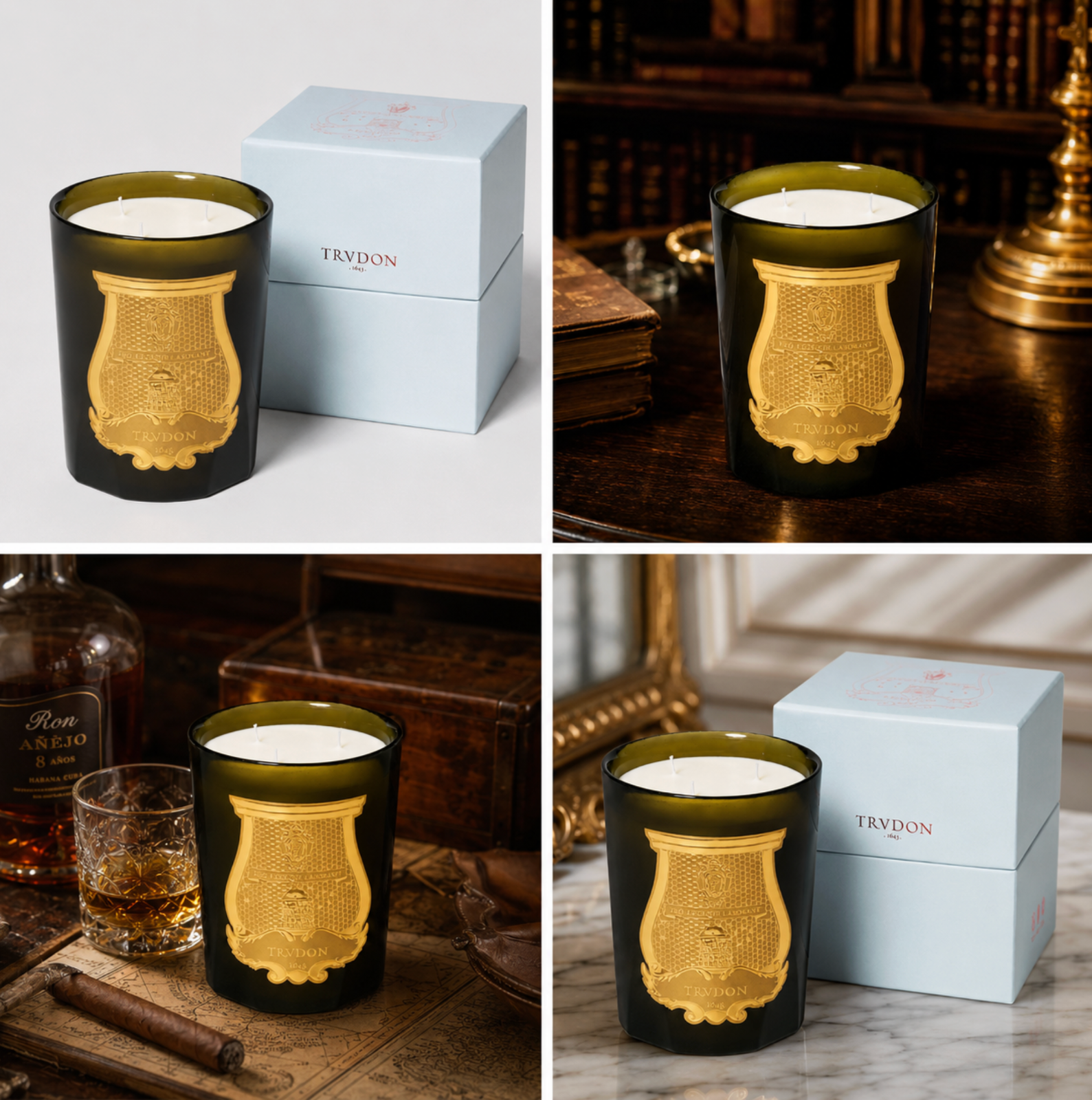 Trudon ERNESTO Duftkerze Schloss Versailles Duft Kerze 120 Std Brenndauer 800g