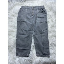 Sundance Linen Blend Pants Relaxed Button Fly