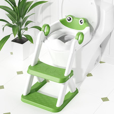 COOSEYA Frog Toilet Seat, Potty Training Seat for Toddler, Upgrade Potty Trainin
