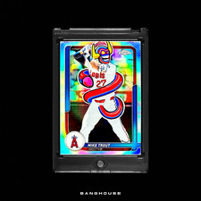 Marketplace image: 1/1 MIKE TROUT 🔥 2026 TOPPS CHROME REFRACTOR SSP 🔥 PENINI: ONE OF ONE ART