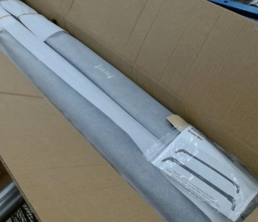 Portaequipajes barras transversales de techo para Jeep Compass 2017-2025 aluminio negro 2x Foto 2 de 4