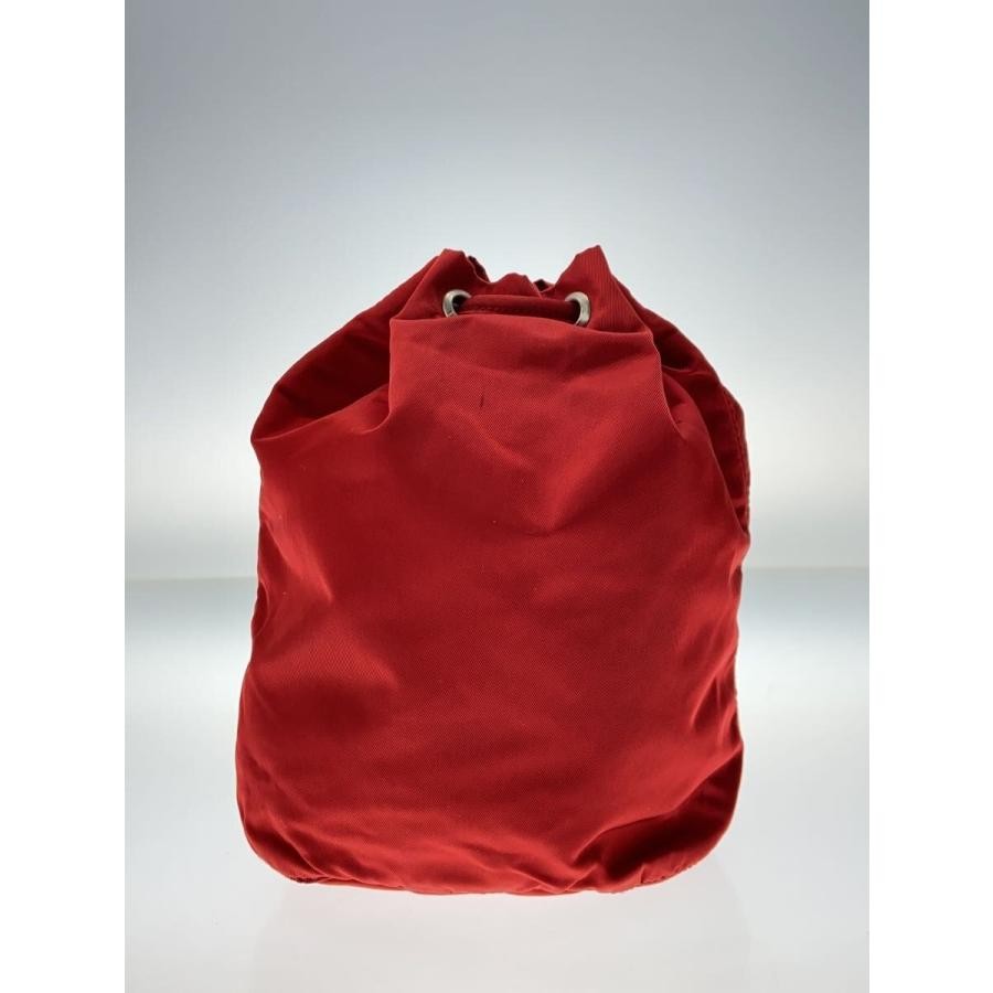 PRADA Drawstring Pouch Nylon Red Authentic Women … - image 3