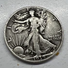 1939 WALKING LIBERTY US SILVER HALF DOLLAR  Actual COIN $32.50 Total Invest Now