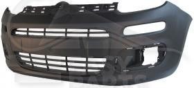 Pare-choc avant noir avec grille pour Fiat Panda Van 03/12 : la solution pour votre contrôle technique