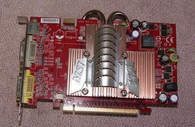 MSI NX7600GT - T2D256EZ (GDDR3) Ver: 2.1 Grafikkarte (Passiv gekühlt)