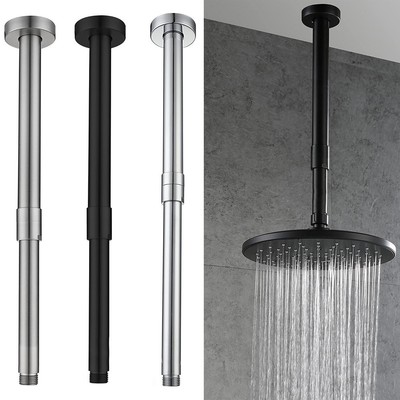 Ausziehbares Edelstahl Duschkopf Rohr verstellbar 35 60 cm Easy Connect