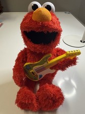 Hasbro Elmo Rock And Rhyme Plush Unisex 14 Sesame Street Singing Guitar Toy