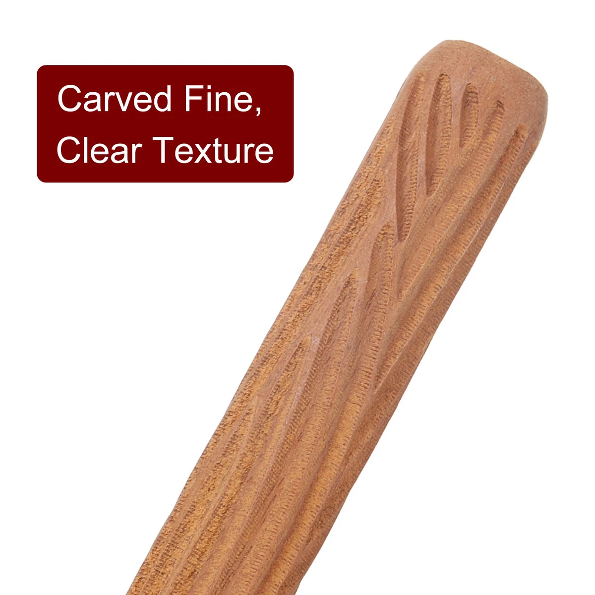 Wood Clay Roller 12cm Wooden Pottery Tools Ripple Texture Rollers