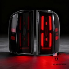 Sequential Full Led tail lights Compatible with 2007-2013 Chevy Silverado D