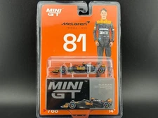 Mini GT McLaren MCL60 #81 Oscar Piastri 2023 F1 Japan GP 3rd Place #768 1/64