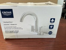NEW Grohe 20582000 Veletto 2-handle Bathroom Faucet, 1.2 GPM - Chrome B41