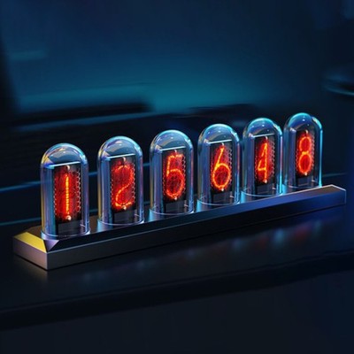 Customizable Color changing Nixie Tube Clock with Accurate Timekeeping