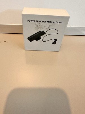 Meta Power Bank Battery Charger for Meta AI Glass USB Connectivity X004Y64GH5