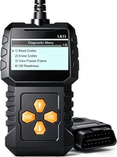 Obd2 Scanner Ease Setup Plug-play Clear Reset Engine Error Code Black