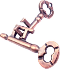 Traditional Metal Brain Teaser – Classic Puzzle Toy for Logic & Skill Developmen