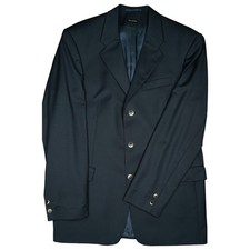 BENVENUTO 106 L Jacket Black Mens Jacket Blazer Business Wedding Metal Buttons