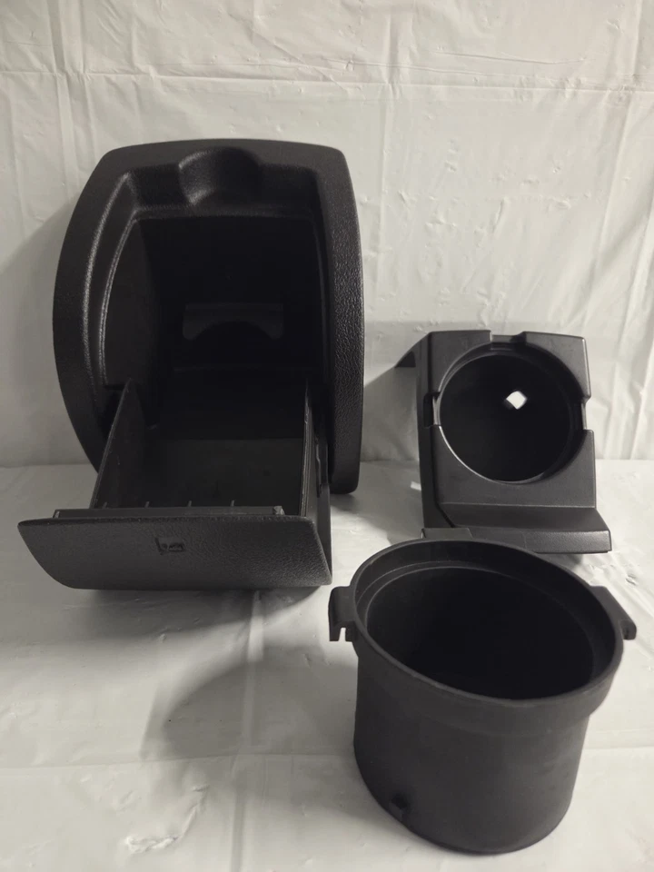 Conjunto de inserción portavasos asiento trasero negro Hummer H3 2006-2010 Foto 2 de 4