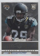 2013 Panini Prestige Prestigious Picks Gold Denard Robinson #33 0c2