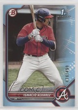 2022 Bowman Draft Sky Blue 476/499 Nacho Alvarez Jr Ignacio Alvarez #BD-125 7c7
