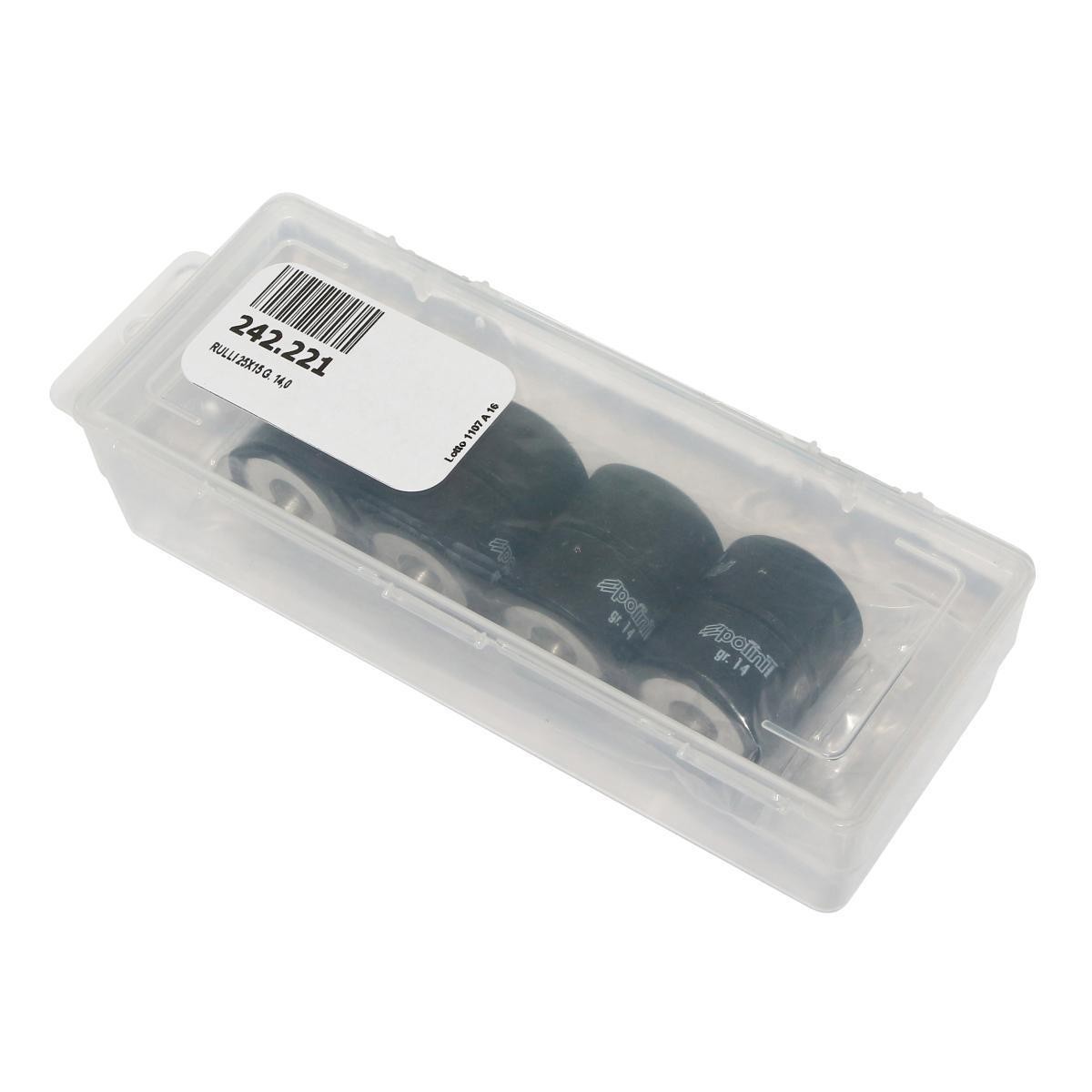 Poids galet Polini 25x15 de 14g pour entretien variateur TMAX 500 et 560