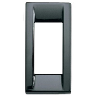 VIMAR IDEA 16781.11 CLASSIC COVER PLATE METAL BLACK  - ITALY