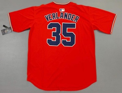 Men's Justin Verlander #35 Orange Detroit Tigers 2026 Fully Stitched All Sizes
