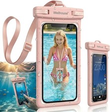 Wellhouse Waterproof Phone Pouch 100FT 3D Dry Bag Case with Lanyard for iPhone