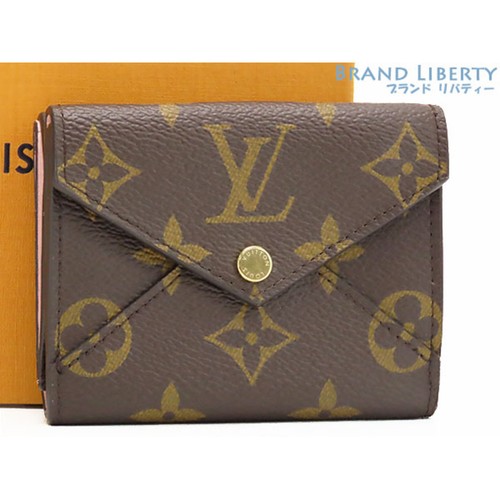 Louis Vuitton Monogram Portefeuille Celeste Tri-fold Wallet Compact Used LIBR-0