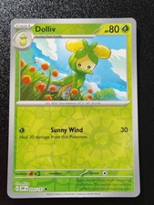 Pokemon Obsidian Flames Dolliv Reverse Holo Common Card 020/197 NM