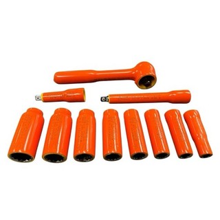 Cementex 11 Piece 3/8" Square Drive Deep Wall Socket Set