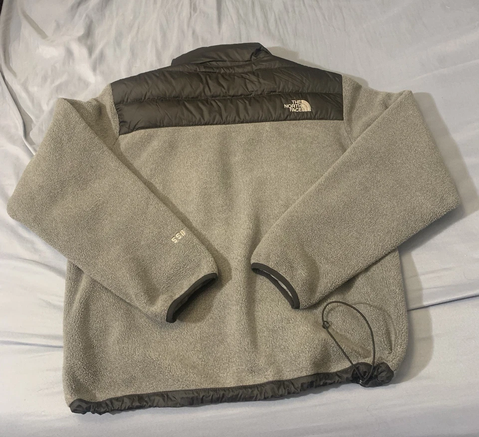 The North Face Denali Polartec 550 Goose Down Grey Men Jacket Sixe Medium - Image 2 of 4