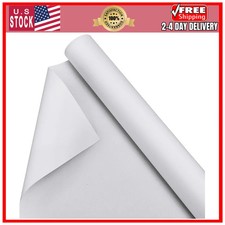 Kinlop 12 Inch X 30 Feet Double Primed Cotton Canvas Roll, White