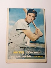 1957 Topps #92 Mickey Vernon Boston Red Sox 