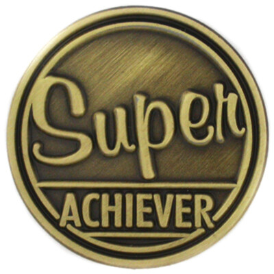 PinMart's Super Achiever Corporate Motivational Lapel Pin
