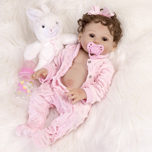 Realistic Reborn Baby Dolls Vinyl Silicone Real Life Newborn Girl/Boy Doll Gifts - Picture 46 of 63
