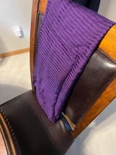 Wavy Purple Scarf New without tags mix and match