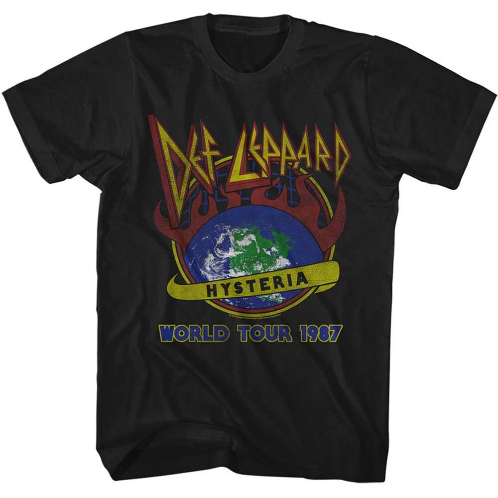 Def Leppard グラフィックTシャツ Mサイズ ブラックメイドインUSA Def Leppard グラフィックTシャツ Mサイズ ブラックメイドインUSA