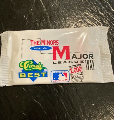 The Minors in a Major League Way 1991 baseball card pack