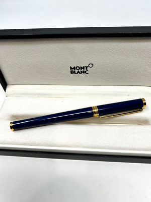 Montblanc Noblesse Oblige Blue & Gold 14kt Med. Nib 585 in Box