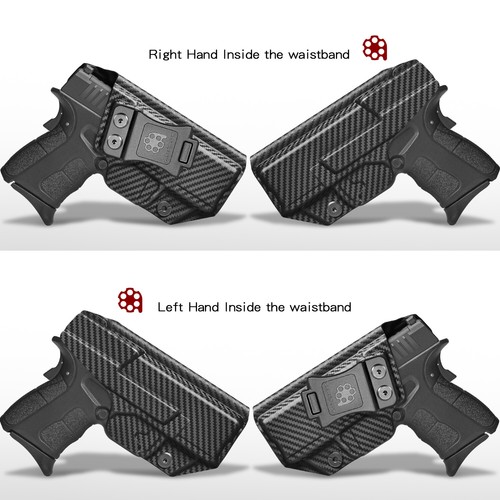 Amberide IWB/OWB KYDEX Gun Holster Fits: Springfield XD-S 3.3" & XD-S MOD.2 3.3" - Picture 24 of 71