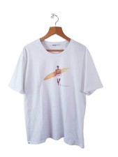 Pacific Creation Mens bondi beach Australia White Tunic T-Shirt Top Size XL
