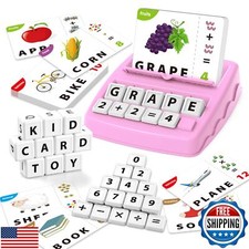 Yolscue Matching Letter Games,Learning Educational Toys 2 in 1, Numerical Equ