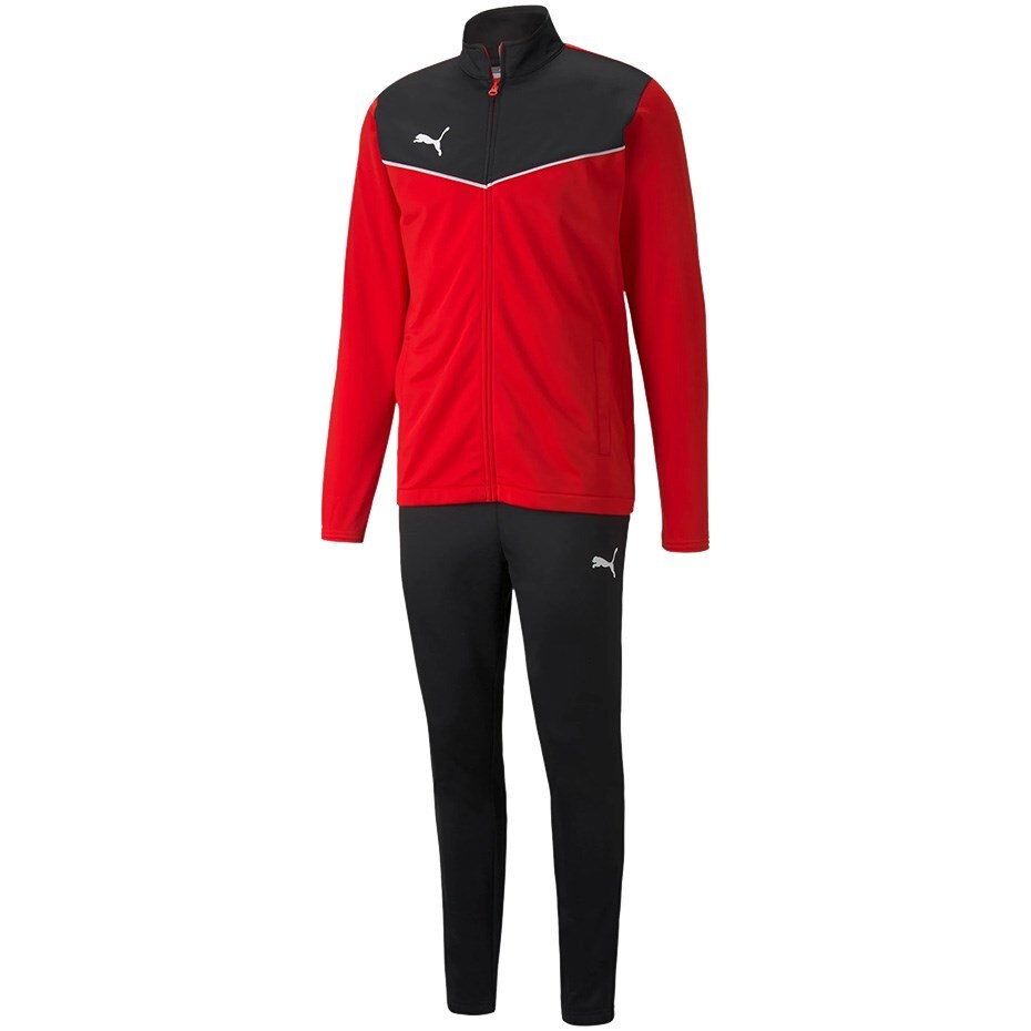 4063699214840 Puma individualRISE Herren Тренировочный костюм rot-schwarz 657534 01 PU 15490₽
