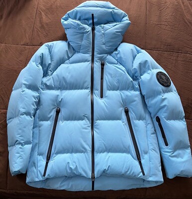 Dior x Descente x Peter Doig Light Blue Puffer Coat Size 48 (Lil