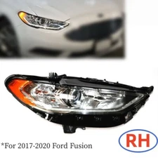 For Ford Fusion 2017-2020 Halogen w/LED DRL Projector Headlight Headlamp Right