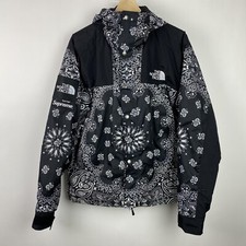 Supreme X The North Face Paisley Bandana Black Mountain Parka Jacket Sz M For Sale Online Ebay