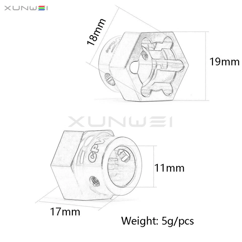 #86322 CUP JOINT Brake Disk Adaptor HPI Savage 3.5 4.6 5.9 Nitro Monster Truck - Image 4 of 4